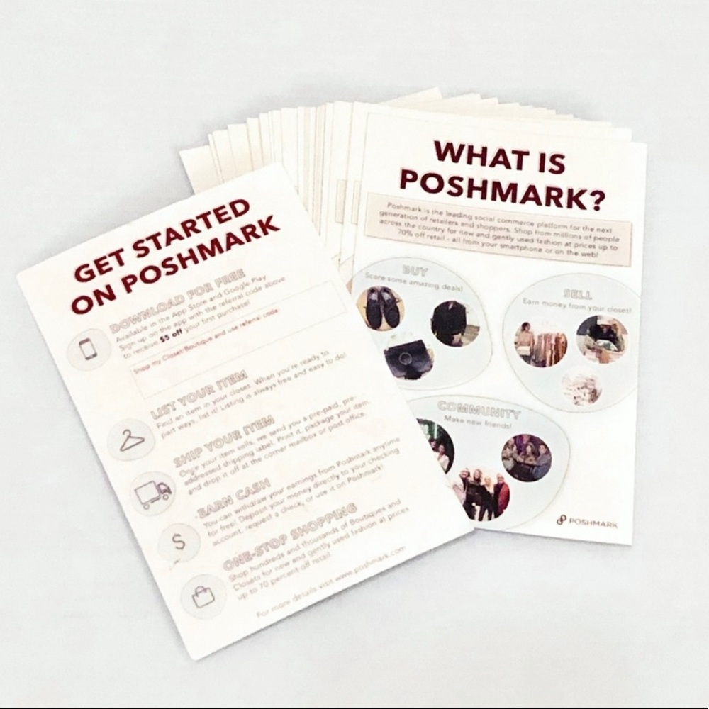 85 Poshmark seller cards